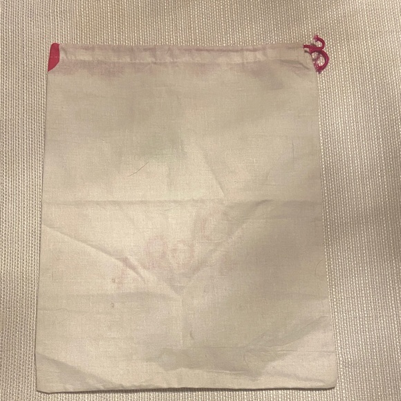 Lilly Pulitzer Pink and Green Drawstring Bag - Picture 4 of 5